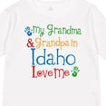 thumbnail image 4 of Inktastic Idaho Grandma Grandpa Loves Me Boys or Girls Long Sleeve Toddler T-Shirt, 4 of 5