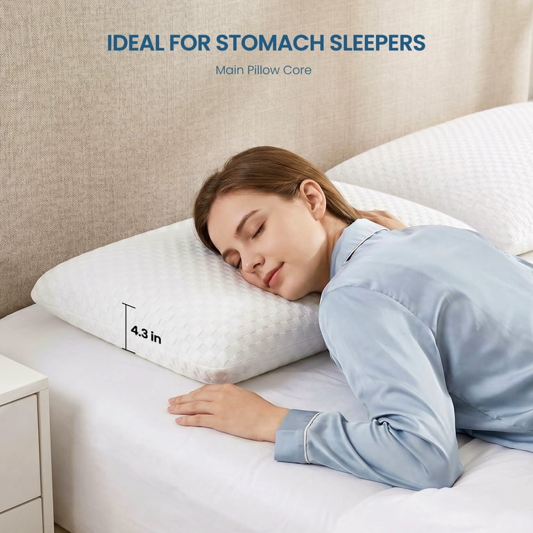 MARNUR Memory Foam Pillow, Queen Size with Cooling Technology photo 4
