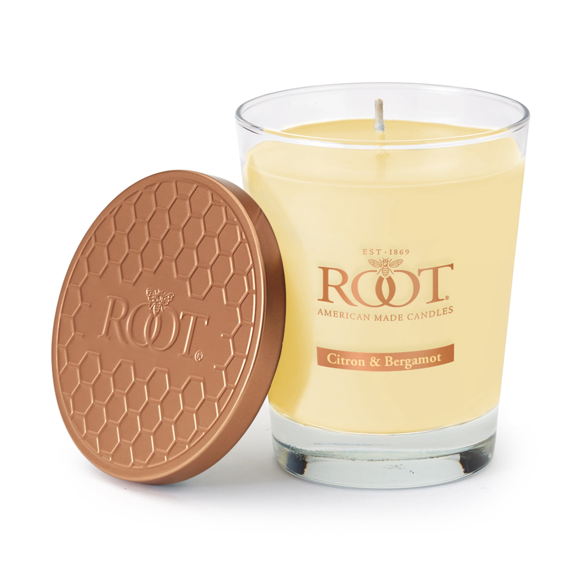ROOT Candles Citron & Bergamot 10.5 oz Large Veriglass Jar