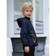 thumbnail image 5 of IDOPIP Kids Boys Summer Lightweight Waterproof Hooded Jacket with Pockets Toddler Fall Windbreaker Outfits Zip Up Thin Outwear Coats 18-24 Months Blue, 5 of 12