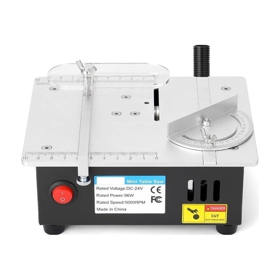 Mini Table Saw Electric Desktop Saw Woodworking Bench Lathe Cutter Machine Household DIY Cutting Tool 7-Speed Adjustable ,Power Tools