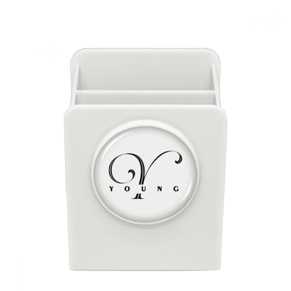 Letter Expression Young Art Deco Fashion Desk Pencil Holder Cup Pen Organizer