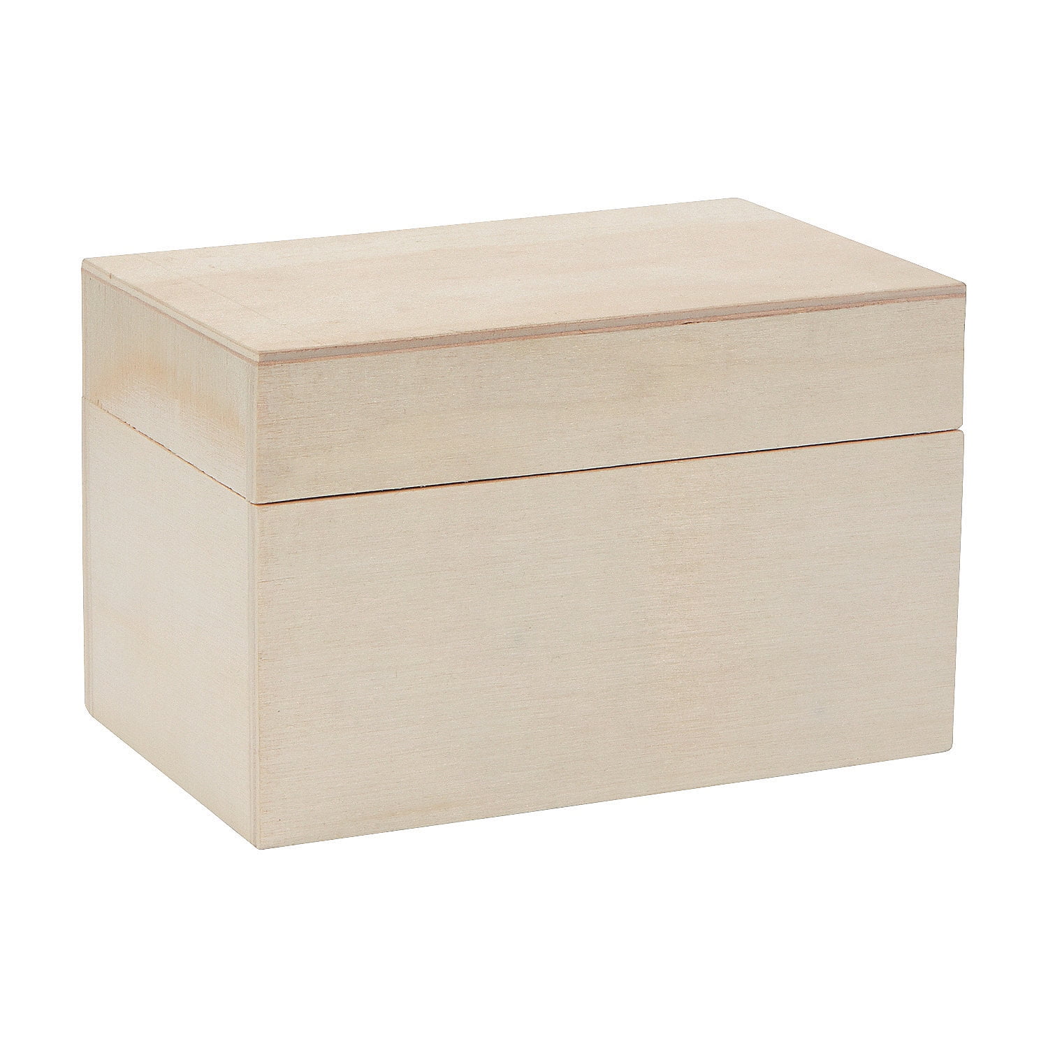 Do It Yourself Wood Recipe Box for 3X5 Craft Kits 12 Pieces