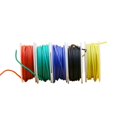 thumbnail image 1 of Cable eléctrico de 26 AWG, kit de cable de gancho flexible Cable de silicona (5 carretes diferentes de 10 metros coloridos) Cable de 300 V Resistencia a altas temperaturas, 1 of 5