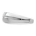 thumbnail image 4 of Sterling Silver Rhodium Plated Diam. Men's Ring QR5112, 4 of 5