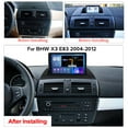 thumbnail image 2 of Sehmtoo 9 Inch Double Din Car Stereo With Navigation Android Radio Para Carro Con Pantalla Car In-Dash Navigation Gps Units For Bmw X3 E83 2004-2012 Touch Screen Car Stereo, 2 of 9