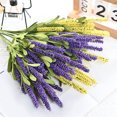 thumbnail image 2 of KAKOWELY 2 piezas de flores artificiales de lavanda, tallos de lavanda artificiales, plantas falsas., 2 of 5