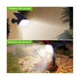 thumbnail image 2 of Focos solares para exteriores, luces de paisaje 2 en 1, luz de pared IP65 con 7 LED y energía solar para jardín, 2 of 5