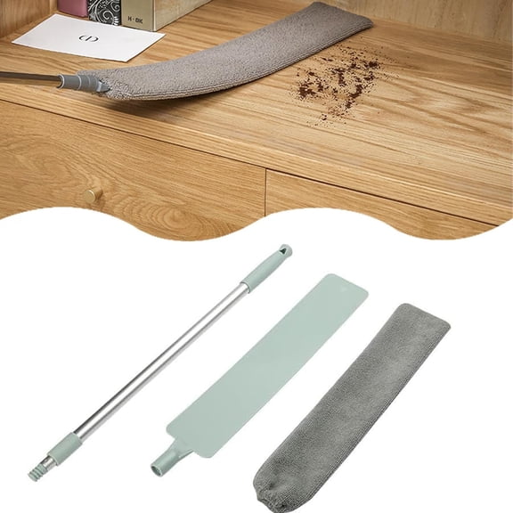 JEBTBFZE Retractable Gap Dust Cleaner, Extendable Microfiber Duster with Bendable Removable Head for Home, Car, Kitchen