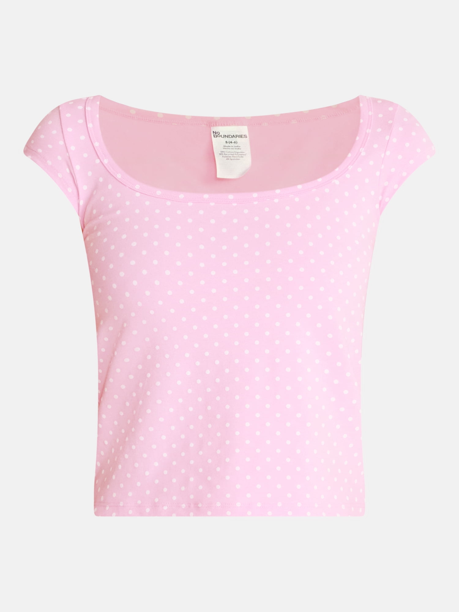 No Boundaries Cloud Core Scoop Neck Sleep Tee, Women's XXS-3X