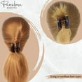 thumbnail image 5 of Parcelona French Classic Large Pony Celluloid Jaw Hair Claw for Women and Girls (Shell), 5 of 47