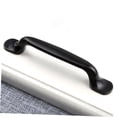 thumbnail image 3 of WHAMVOX 4Pcs Black Oval Shaped Furniture Hardware Handle for Closet, 3 of 4