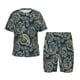 thumbnail image 1 of Balery Indian Paisley 2 Conjunto de Pijama Infantil de Manga Corta con Estampado – Ropa de Dormir de Algodón Suave-Medium, 1 of 6