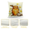 thumbnail image 4 of QZHH  Bumble Bee Decor, Bee Pillow Covers , Decorative Spring Summer Sunflower Bee Happy Bee Kind Throw Pillow Covers, Honey Bee Decor for Couch, Living Room, Bedroom, Car, 4 of 5