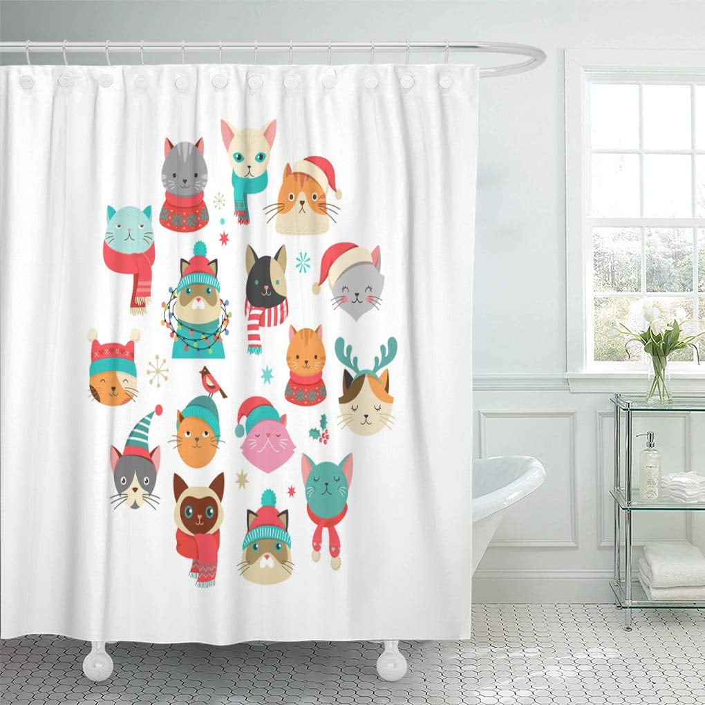 SUTTOM Collection of Christmas Cats Merry Cute Accessories Like Knited