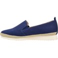 thumbnail image 3 of Women's Journee Collection Leela Espadrille Slip On Sneaker Blue Canvas Fabric 7.5 M, 3 of 6