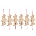 thumbnail image 1 of PAMINGONO 6pcs Pull String Clown Marionette For Fun Interactive Play And Family Gathering, 1 of 6