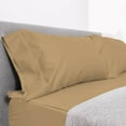 thumbnail image 2 of DNG Creations 6 Piece Zipper Sheet Set - Include (1 Fitted Sheet Base, 2 Base Sheet has Zipper, 1 Flat Sheet And 2 Pillowcase) 12 Inch Deep Pocket ( Solid Taupe / King ), 2 of 7