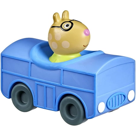 Peppa Pig Peppas Adventures Little Buggy Vehicle Preschool Toy for Ages 3 and Up (Pedro Pony in School Bus)