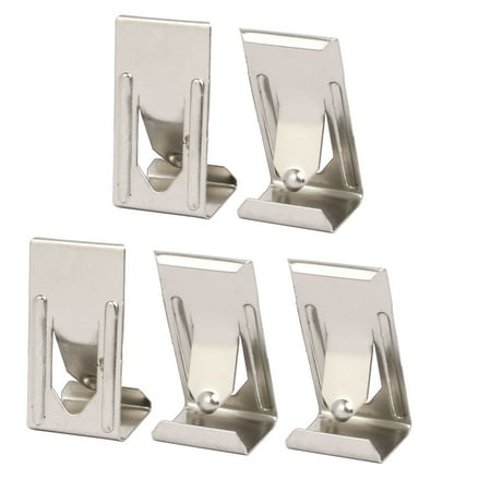 

Uxcell 26mmx14mm Photo Frame Metal Spring Turn Clip Hanger Siver Tone 5pcs