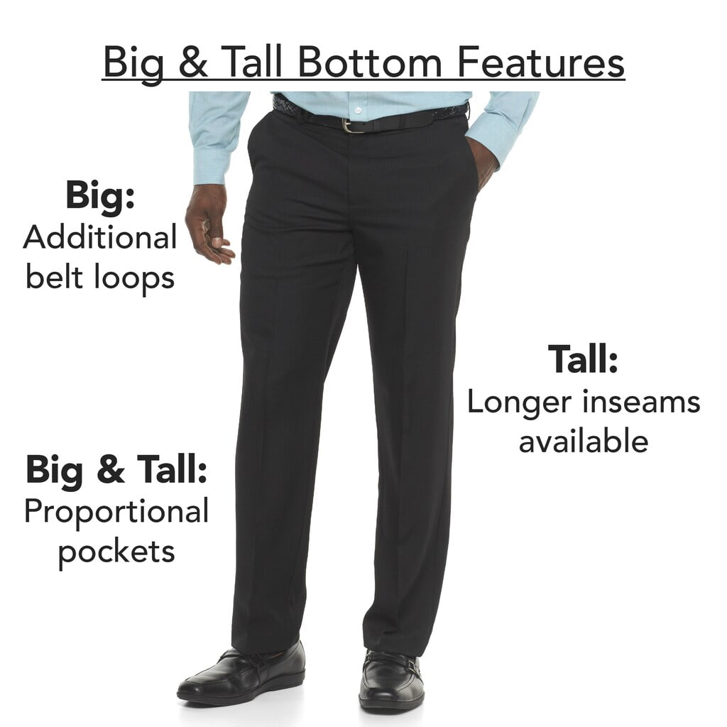 Lee® Men's Big and Tall Extreme Comfort Flat Front Pant