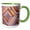 Green/White, variant on 3drose, Mexico, Baja, San Ignacio, Mission Wooden Doorway - Sa13 Rti0013 - Rob Tilley, 11oz Mug