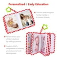 thumbnail image 3 of Baby Photo Album 4x6 Inch 17 Photos Soft Fabric Book with Teether, Crib Attachable First Year Memory Book, Child-Safe Materials, Cute Cover, Clear Pockets, Baby Shower Gift for Newborns, 3 of 8