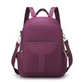 thumbnail image 1 of Korean Version Women Backpack Multifunctional Design School for Girls Large Capacity Waterproof Student Bookbags PURPLE, 1 of 6