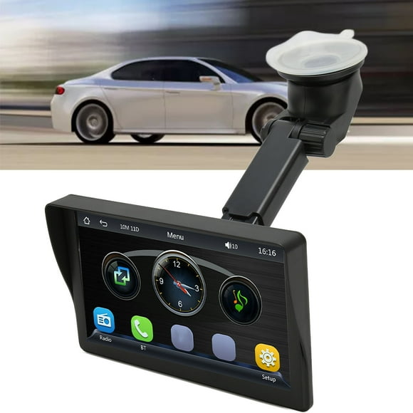 Car Receiver, Car MP5 Player Plug And Play LED Backup Camera 7 Inch Touch Screen For Automobile
