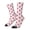 White, variant on Cute Cat Crew Socks for Men & Women, Breathable Casual Athletic Ankle Socks