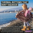 thumbnail image 6 of Rocky Fleece-Lined Bottoms Kids Base Layer Thermal Pants for Girls, Cherry Design Medium, 6 of 7