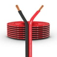 thumbnail image 1 of DS18 SW-12GA-100RB 12-GA Ultra Flex Speaker Wire Red and Black 100FT - Speaker Cable for Audio Applications, 1 of 1