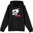 thumbnail image 4 of No Fear Fire Skull Logo Adult Black Long Sleeve Hoodie-XL, 4 of 6