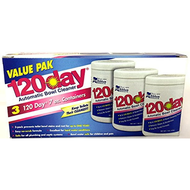 Blue Ribbon 120 Day Toilet Bowl Cleaner, 21 Ounce