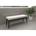 thumbnail image 2 of WHI 401-595CM 48 x 16.50 x 17.50 in. Pebble Bench in Cream & Black, 2 of 8