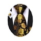 thumbnail image 1 of Set de corbatas Barry.Wang de seda floral negra y dorada, 150 cm, 1 of 7