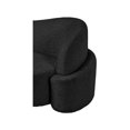 thumbnail image 6 of Meridian Furniture Principessa Black Boucle Fabric Chair, 6 of 15