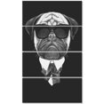 thumbnail image 2 of Pug Dog Portrait en Costume - Impression sur Toile d'Animal, 2 of 3