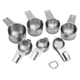 thumbnail image 4 of Yttmshdga Food Storage 304 Stainless Steel Measuring Cup Suit Kitchen Measuring Cup Measuring Spoon Baking Appliance Kitchen Measuring Cup Food Storage Stackable, 4 of 9
