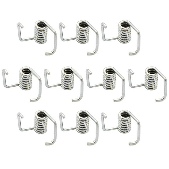 Miangastore Torsion Spring Steel Silver 20Set 0.3x0.3x0.4in