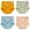 Yellow+Green+Blue+Beige, variant on 4pcs Women Briefs,High Waist Panties,Abdomen Panties,Floral Printed Briefs,Elastic Loose Panties,Female Breathable Underpanties,Menstrual Period Underwear