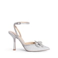 thumbnail image 4 of Tacones de tiras con pedrería plateada Destiny para mujer de DREAM PAIRS, 4 of 8