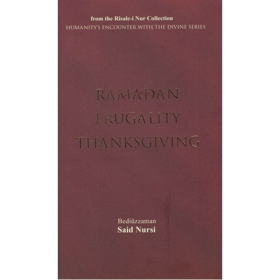 Ramadan Frugality Thanksgiving (Paperback)