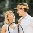 thumbnail image 6 of Pofeuu Tasty Toasts Print Sunscreen Visor Cap Adjustable Sport Empty Top Baseball Sun Cap for Men Women Sports Outdoor Headwear, 6 of 7
