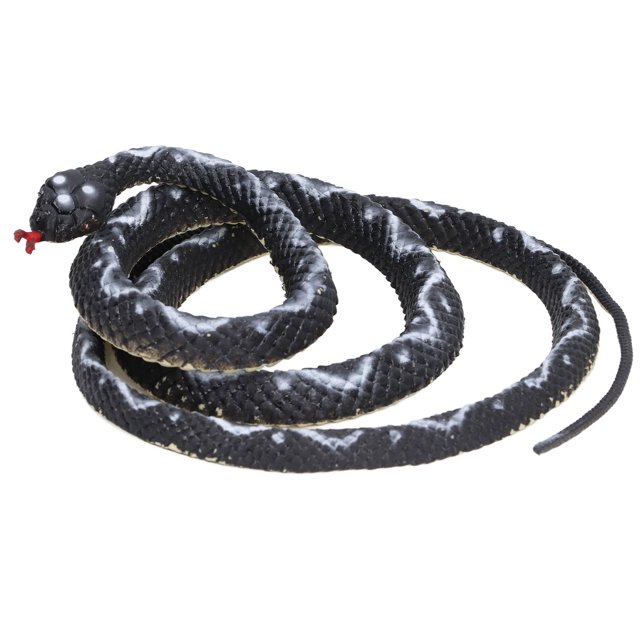 Rubber Snakes Rattlesnake Toy Fake Snake Snake Toy Simulated Snake Model Boa Cauliflower Snake Whole Snake Children's Prank Toys Halloween Decorations