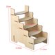 thumbnail image 5 of Estante de madera para pigmentos DIY Organizador de suministros de pintura de múltiples capas Pintura, 5 of 7