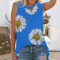 thumbnail image 1 of Mode Femmes Impression Casual V-Cou Manches Courtes T-shirt Tops Floral Print Femmes Tops Gradient Couleur Femmes Tops, 1 of 4