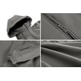 thumbnail image 2 of TACVASEN Mens Outdoor Special Ops Jacket Fleece Camping Coat Gray M, 2 of 7