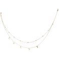 thumbnail image 2 of KAKOWELY Collar de dama, novia, luna, estrella, collar, cadena de clavícula femenina, joyería para el cuello de niña, 2 of 5