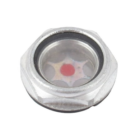 - Screw Type 23.5mm Thread Air Compressor Oil Liquid Level Sight Glass Indicator